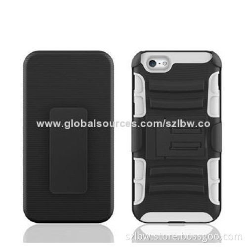Silicone & Plastic Football Grain Anti-skid Combo Case for Moto G